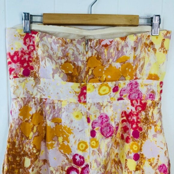 J. Crew Strapless Floral Dress - Picture 9 of 10